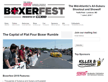 Tablet Screenshot of boxerfest.com